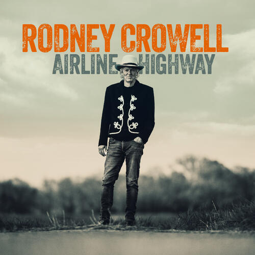Rodney Crowell - Airline Highway - LTD. Edt. Koboltblå vinyl, Signert (LP)