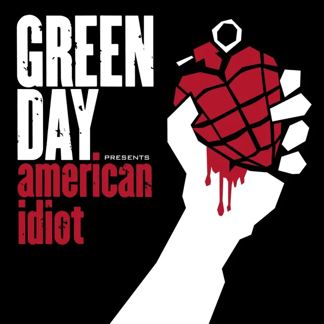 Green Day - American Idiot.  Special LTD. EDT. Red, White and Black vinyl (2XLP)
