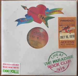 Tom Petty And The Heartbreakers - Live At The Paradise Rock Club 1978 (LP) LTD. Splatter RSD26