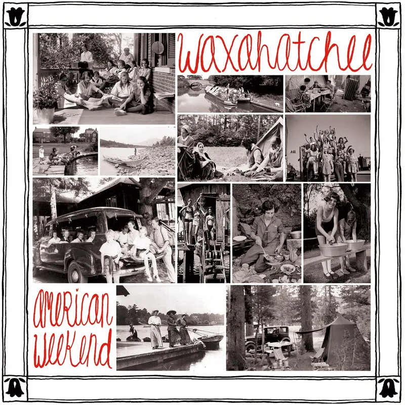 Waxahatchee - American Weekend RE: LTD. Rød/Hvit Swirl Vinyl (LP)