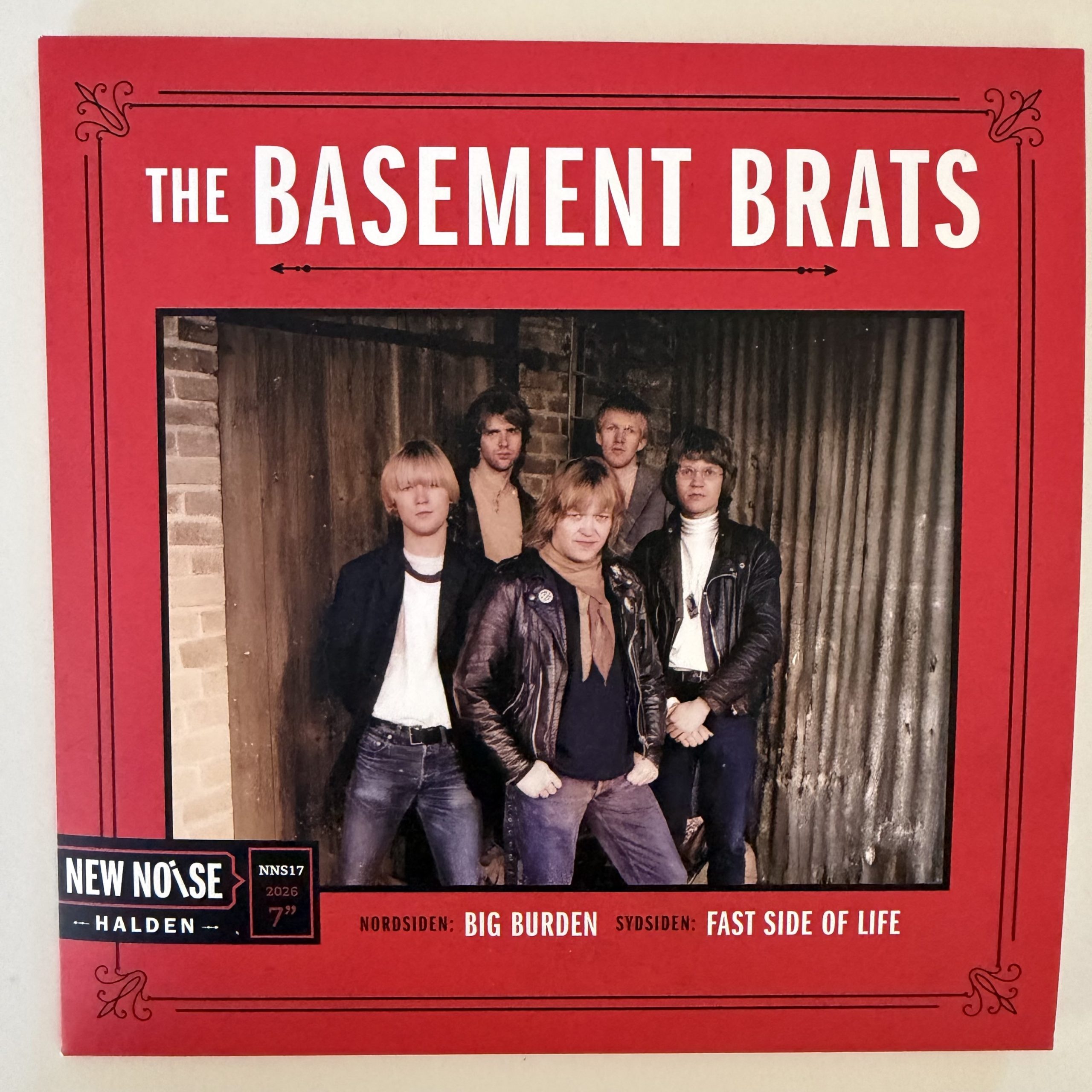 The Basement Brats - Big Burden/Fast Side Of Life (7") LTD. Yellow marble Vinyl