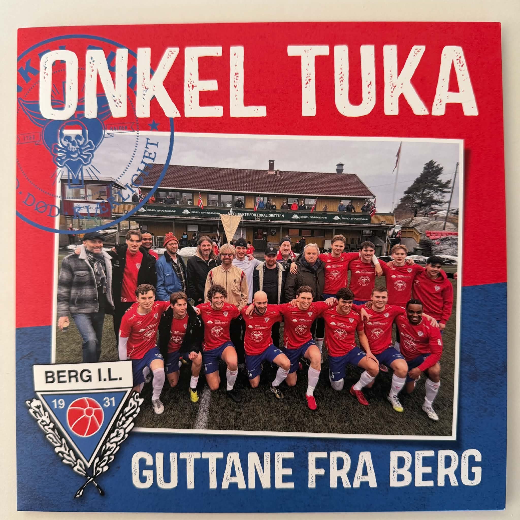Onkel Tuka- Guttane Fra Berg/Midtbanemann (7") LTD. Rød marble Vinyl (Kopi)